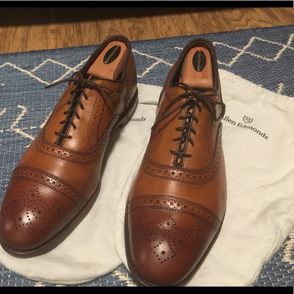 Allen Edmonds Strand 11.5 Walnut